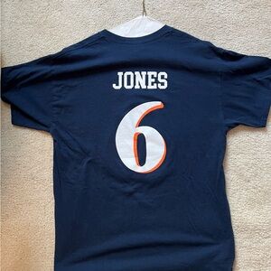 Thomas Jones University of Virginia football promotional T shirt
